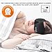 Sleep Mask for Women and Men 100% 3D Cotton Sleeping Eye Mask Contoured Adjustable Strap, Earplugs and Velvet Bag, Block Light, Smooth Mask for Nap, Travel And night Sleeping - Black