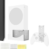 Xbox Series S Wall Mount Bracket Shelf Kit | Wall mount bracket fits XSS console and accessories, install left or right behind TV