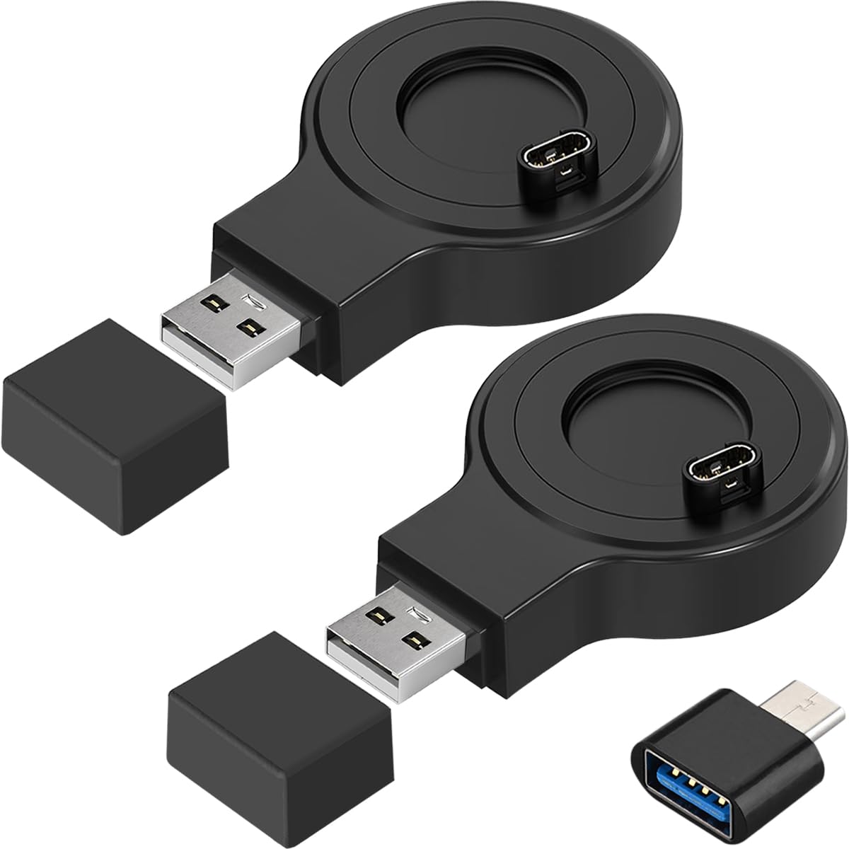 Xiatiaosann Charger Dock for Vivoactive 3/4S, for Instinct, for Fenix 5/5S/7S/7X/6S/6X/6 pro, for Forerunner 245/945/255/955, for Approach S10/S40/S60, for Venu 2 Plus/2S, Portable Charging Stand