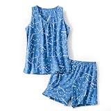 PNAEONG Pajama Set for Women, Cotton Pajamas