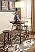 Signature Design by Ashley Challiman Counter Height Dining Room Table, Rustic Brown