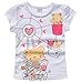 2-8T Kids Girls T-shirts Short Sleeve Pure Cotton Casual Tees