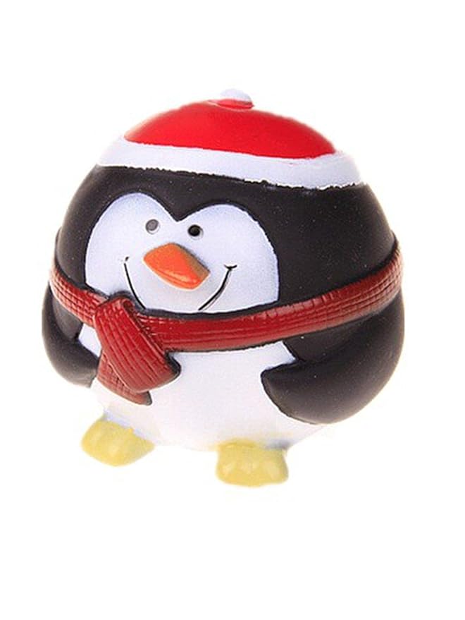 Buy Pets Empire Christmas Day Pet Ball Squeaky Penguin Chew Toy Latex