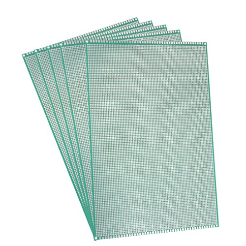 uxcell 20x30cm Single Sided Universal Printed Circuit Board for DIY Soldering 5pcs