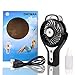 EMDMAK Mini Handheld Cooling USB Misting Fan with Rechargeable Battery for Home Office and Travel (Black)