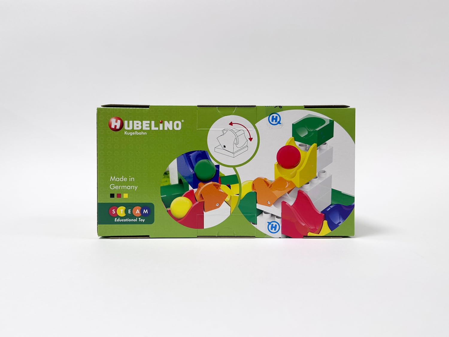 Hubelino Switch Action Set - The Original - 43 Piece Marble Run Set - Made in Germany