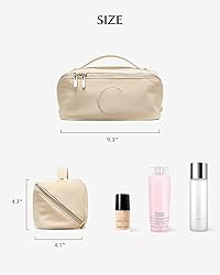 EACHY Personalized Makeup Bag, Travel Cosmetic Bags
