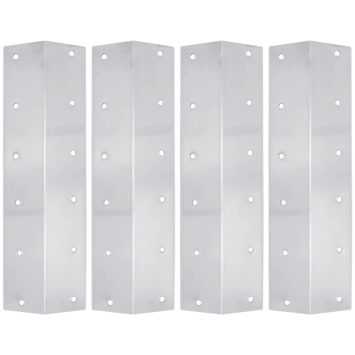 WELL GRILL 41 x 12.7cm Stainless Steel Flavorizer Bar BBQ Heat Shield Plate Outdoor Barbecue Replacement Parts for Outback, Blooma, Ultar, CosmoGrill, Charbroil, Outsunny Gas Grills