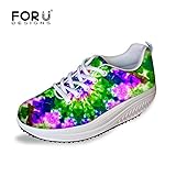 FOR U DESIGNS Stylish Fitness Walking Sneaker Women's Wedges Platform Shoes