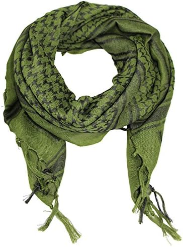 100% Cotton Tactical Shemagh Military Desert Arab Keffiyeh Shawl Head Neck Scarf Wrap For Men Women