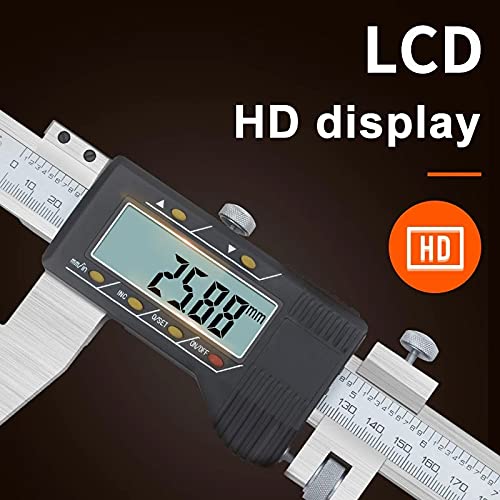 Thick Electronic Digital Vernier Calipers 0500mm 0600mm 0.01mm One