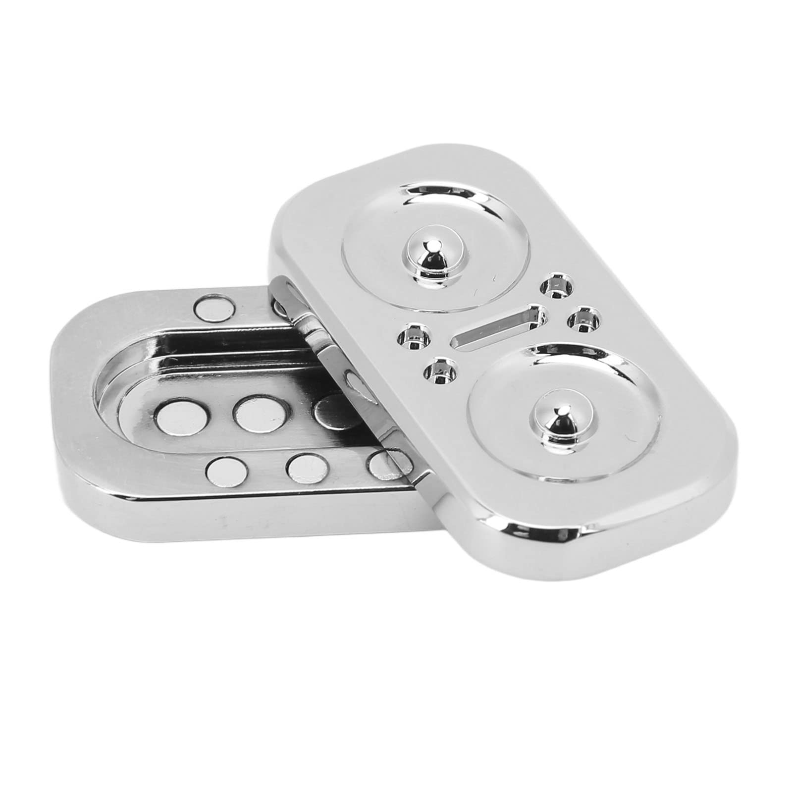 Owl Fidget Slider, ADHD Fidget Slider Toy Pressure Anxiety Relieving for Office(Silver)