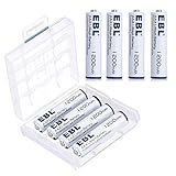 EBL Pack of 8 AAA 1.5V Batteries Lithium Metal Battery, Non-Rechargeable
