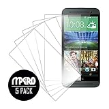 HTC One E8 Screen Protector Cover, MPERO Collection 5-Pack of Ultra Clear Screen Protectors for HTC One E8
