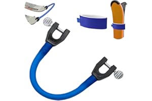 HOFULL Blue Tip Connector for Beginners - Training Aid with Snowboard Storage Strap, for Balance & Speed Control, Accessories