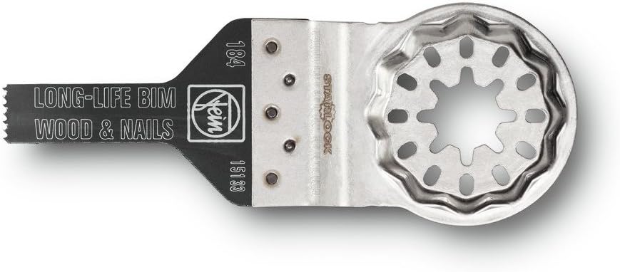 FEIN 63502184240 Long Life Wood and Nails Blade, Multi-Colour, 10 mm, Colour Coded, 10 Stücke