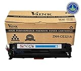 V4INK® replacement 125A toner CB541A Cyan print Cartridge-1,400 Page Yield for Color LaserJet CP1215 CP1515n CP1518ni series