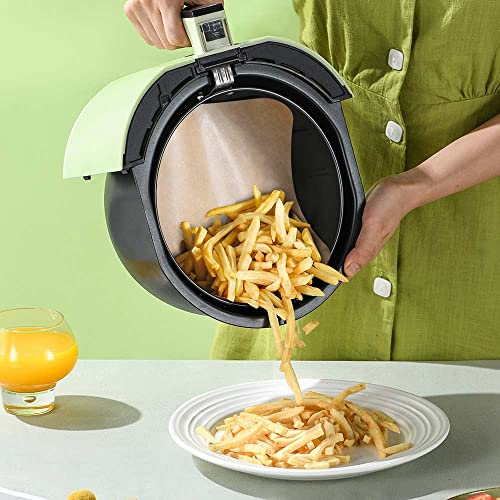 MFJUNS 200PCS Air Fryer Parchment Paper, 9 Inch Square Air Fryer Liner