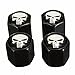Funnytoday365 4X Black Car Auto Wheel Tyre Tire Stem Air Valve Caps Dust Covers Skull Punisher