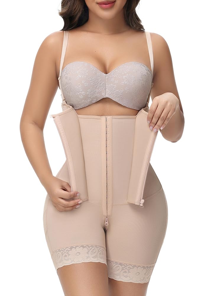 Photo 1 of  XL   MYODRESS fajas colombianas body shaper tummy control stage 1 faja waist trainer for women lower belly fat shaping girdle waist and abdomen butt lifting shapewear post liposuction compression garment
