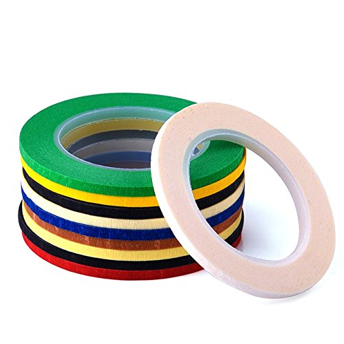 Kuuqa 10 pieces whiteboard tape 3mm grid marking tape chart gridd…