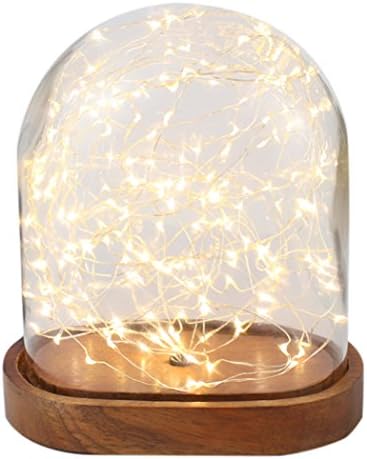 HeadSprung Galaxy Dome-Decorative Table Lamp (Oval, Brown Base), 12 W