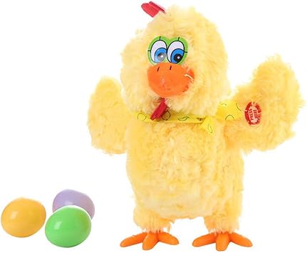 egg laying chicken toy