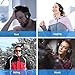 Bluetooth Earmuffs Headphones Ear Wamer,Lavince Unisex Foldable Ear Warmers Bluetooth V5.0 Wireless Music Earmuffs Headsets with Microphone Ear Muffs for Winter Outdoor Men Women,Black