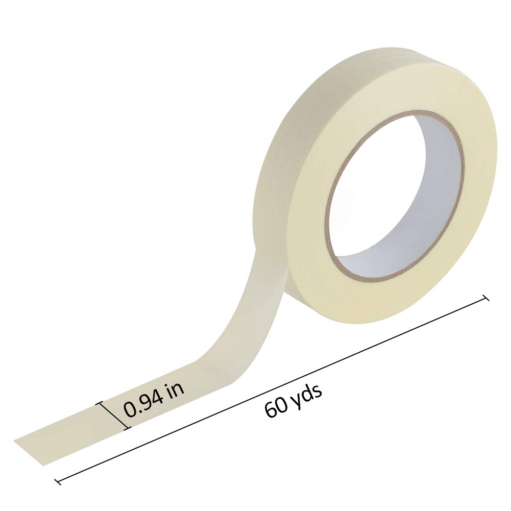 OGI General Purpose Masking Tape for Production Painting, 0.94-Inch by 60-Yard, 9-Pack: Industrial & Scientific