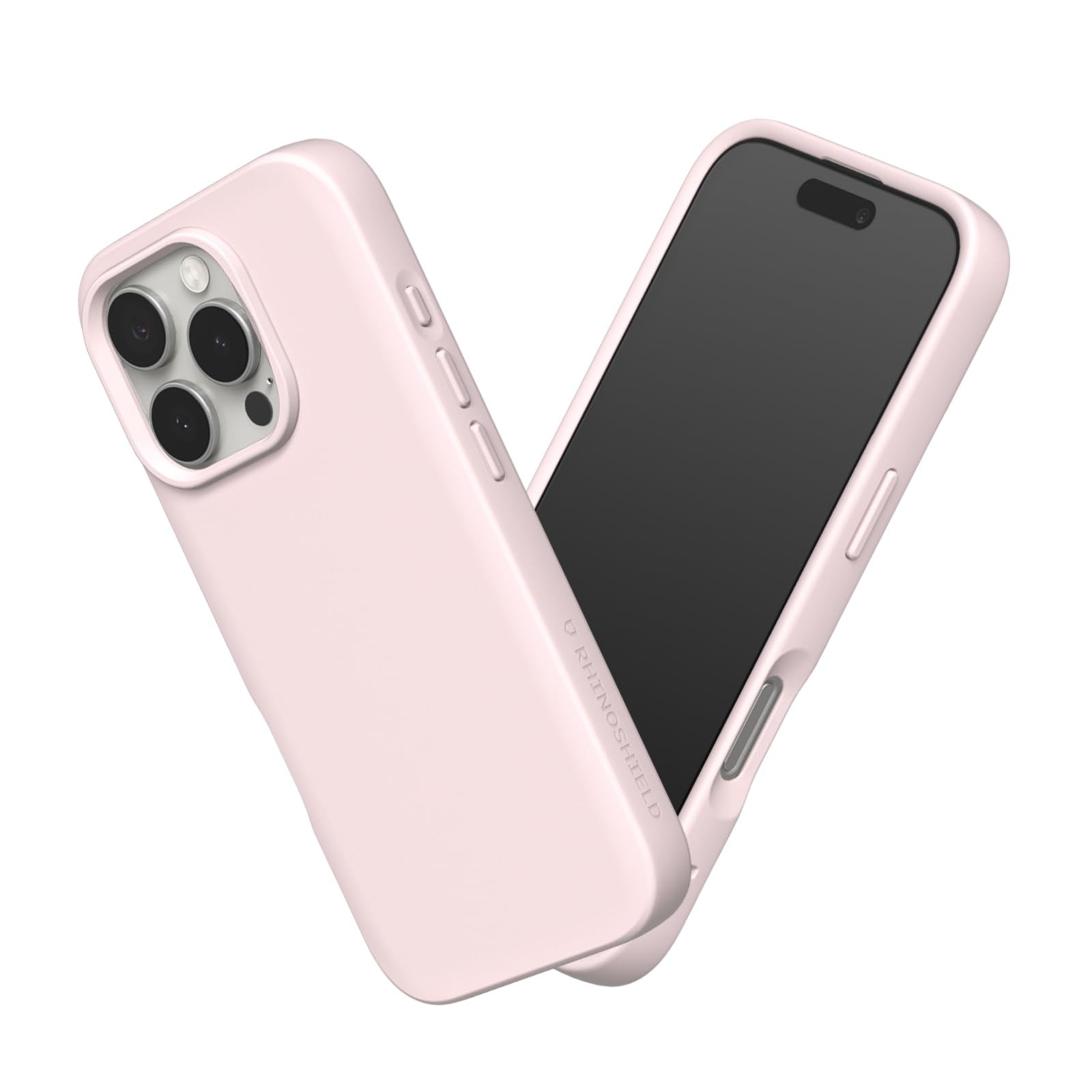 RHINOSHIELD SolidSuit Case Compatible with [iPhone 16 Pro] | Shock Absorbent Slim Design Protective Cover with Premium Matte Finish, Camera Control Cutout Design - Raspberry Sorbet