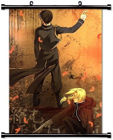 1 X Fullmetal Alchemist Anime Fabric Wall Scroll Poster (16" X 22") Inches