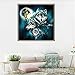Franterd 30X30cm Lovely Animal Wolf - DIY 5D Diamond Painting By Number Kits - Paint with Diamonds Cross Stitch - Embroidery Crystal Rhinestone Pasted Drilled Arts Craft for Home