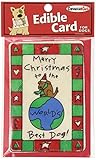 Crunchkins Crunch Edible Card, Marry Christmas Best Dog in the World