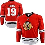 Jonathan Toews #19 Chicago Blackhawks NHL Kids 4-7 Home Jersey Red (Kids 4-7 One Size)