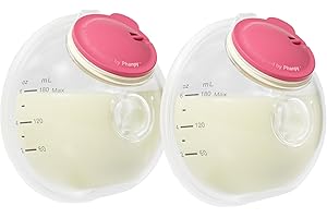 Phanpy Wearable Breast Pump Milk Collector Cup S2, Original Phanpy Breast Pump Replacement Accessories, 24 mm Flange and 20mm Insert Included, 12 oz / 360 ml, 2 Piece