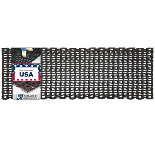 Durable Durite Recycled Tire-Link Outdoor Entrance Mat, Herringbone Weave, 24"…