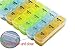 Pill Organizer Box Weekly Case, Medicine Organizer, Vitamin Organizer, Reminder Daily Am PM, Day Night Compartments 7 Days (Weekly 3 Compartment) 828