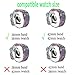 Cumeou Silicone Replacement Sport Band Bracelet Strap with Protective Bumper Case for 38mm 42mm Apple Watch iwatch Series 3 Series 2 Series 1 Nike+ Hermes Edition, Fashionable Wristband