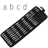 Beadsmith XTL-0782 Lowercase Gothic Font Alphabet Letter Punch Set, 6mm