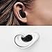 [Right Ear Version] Mini Wireless Invisible headphones, Smallest PChero Wireless Earphones Earbuds headset with Mic For Most Bluetooth Smartphones, Perfect for Using at Work Office - [Black]