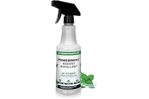 Powermint 16 Oz Peppermint Oil Rodent Repellent Spray