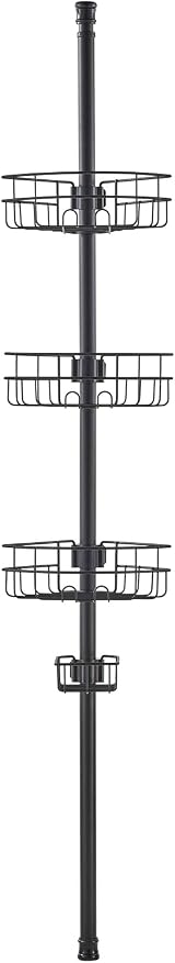 VEVOR Shower Corner Caddy Tension Pole, 39"-125" Adjustable Height view 4