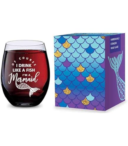 Funny Stemless Wine Glass - Unbreakable Tritan Plastic 16oz With Sassy Quote