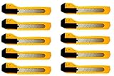 Lot Of 10 Utility Knife Box Cutter Snap Off Lock Razor Blade Constructor Tool !!, Assorted Colors