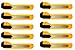Lot Of 10 Utility Knife Box Cutter Snap Off Lock Razor Blade Constructor Tool !!, Assorted Colors