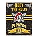 Party Animal MLB Embossed Metal Vintage Pub Signs,Pittsburgh Pirates