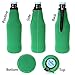 Hipiwe Beer Bottle Cooler Sleeves with Zipper Set of 6 Collapsible Neoprene Insulators Party Drink Coolies