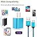 Android Charger with Wall Plug, Hootek 2.1A Dual Port USB Wall Charger Brick Block Charger Cube Box with 2Pack 6ft Micro USB Cable Phone Charger Cord for Samsung Galaxy S7 S6 Edge J3 J7, LG Stylo 5 3