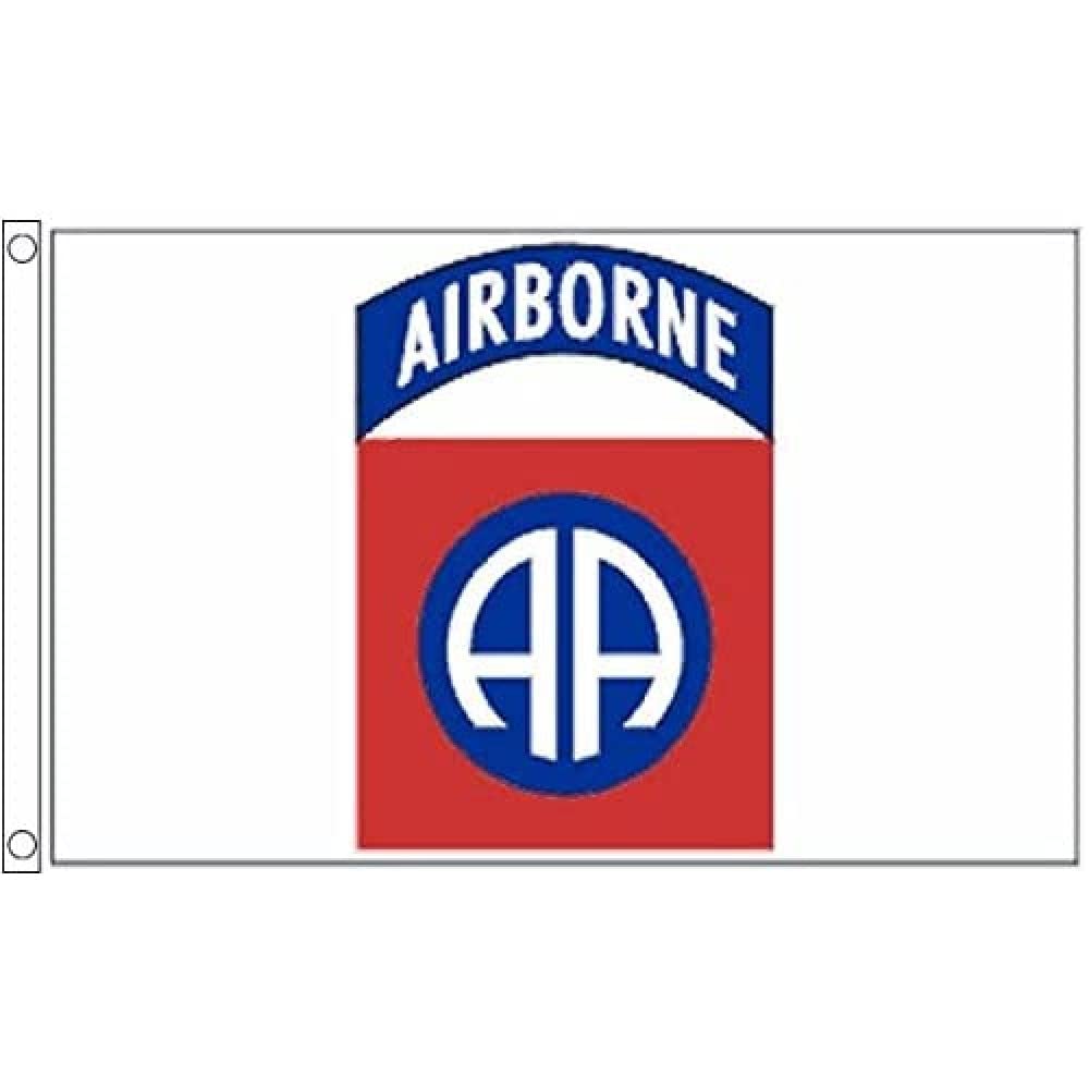 AZ FLAG - Usa Airborne 82Nd Flag - 3x5 Ft - 100D Polyester American Army Banner with Two Metal Grommets - Fade Resistant - Vivid Colors - 3' x 5' Feet - 150x90 Cm