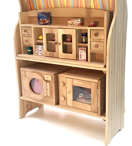 Holzspielzeug Peitz Kinder-Massivholz-Spielständer 1020.1N - eine Seite Spielhaus - Kaufmannsladen – Bild 5